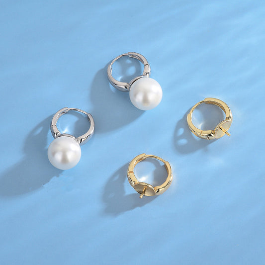 Classic Vintage Pearl Earring Setting- Jewelry Setting Supplier - Feliz Pearl 