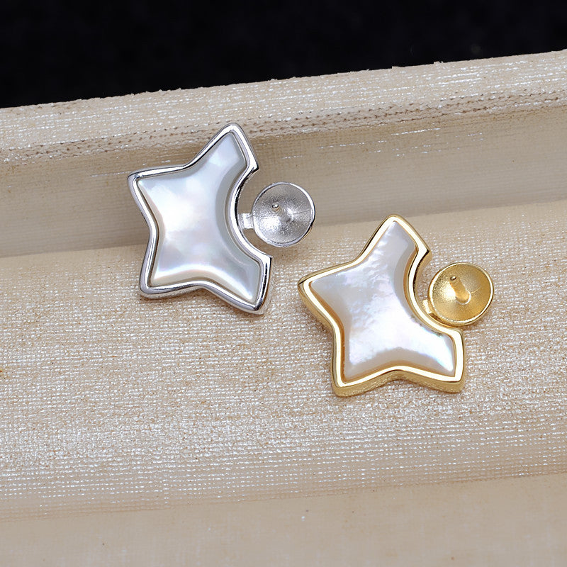 Wholesale Moon& Star Pearl Pendant Setting-S925 Sterling Silver - Feliz Pearl 