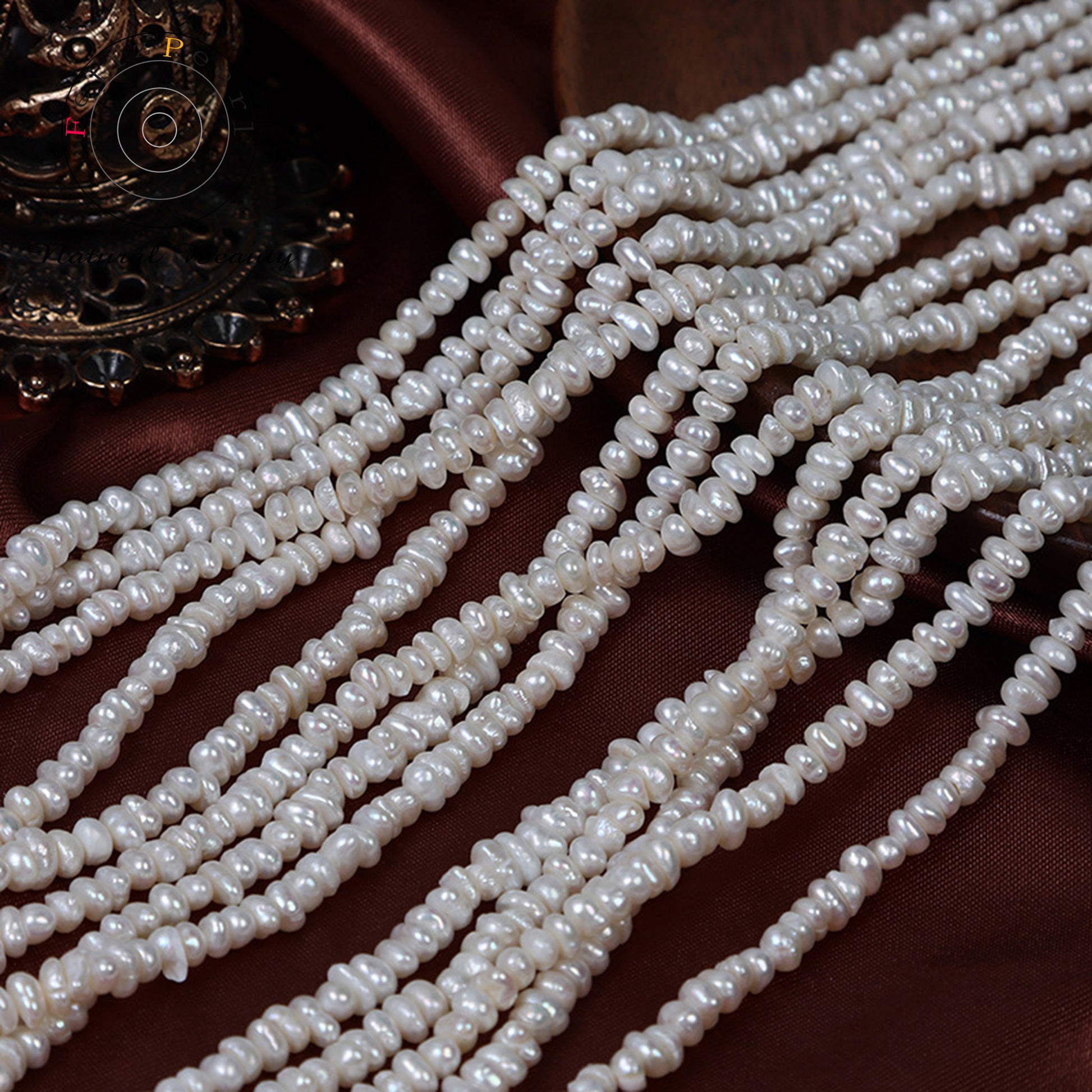 fresh water pearl necklace strand