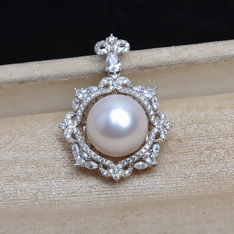 Vintage DIY Pearl Pendant Setting-S925 Sterling Silver - Feliz Pearl 