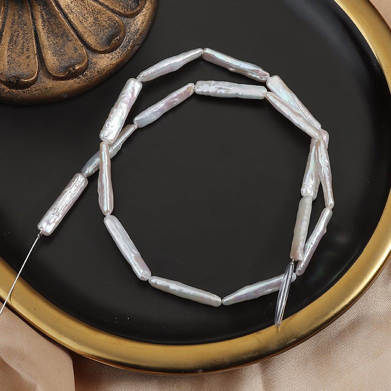 5X22mm Freshwater Baroque Stick Pearl Strands