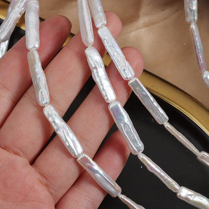 5X22mm Freshwater Baroque Stick Pearl Strands