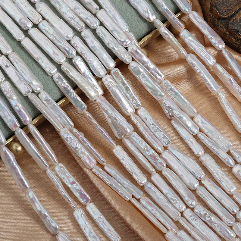 5X22mm Freshwater Baroque Stick Pearl Strands