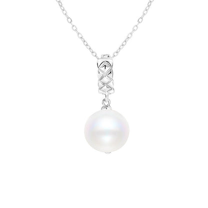 Minimalist Design Pearl Pendant Setting-S925 Sterling Silver - Feliz Pearl 
