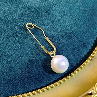 Minimalist Pin Design S925 Sterling Silver Pearl Pendant for Wholesale - Feliz Pearl 