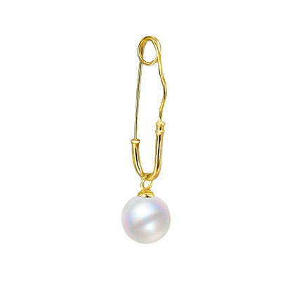 Minimalist Pin Design S925 Sterling Silver Pearl Pendant for Wholesale - Feliz Pearl 