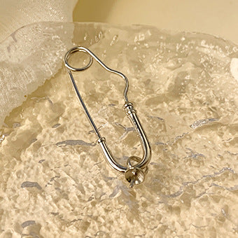 Minimalist Pin Design S925 Sterling Silver Pearl Pendant for Wholesale - Feliz Pearl 