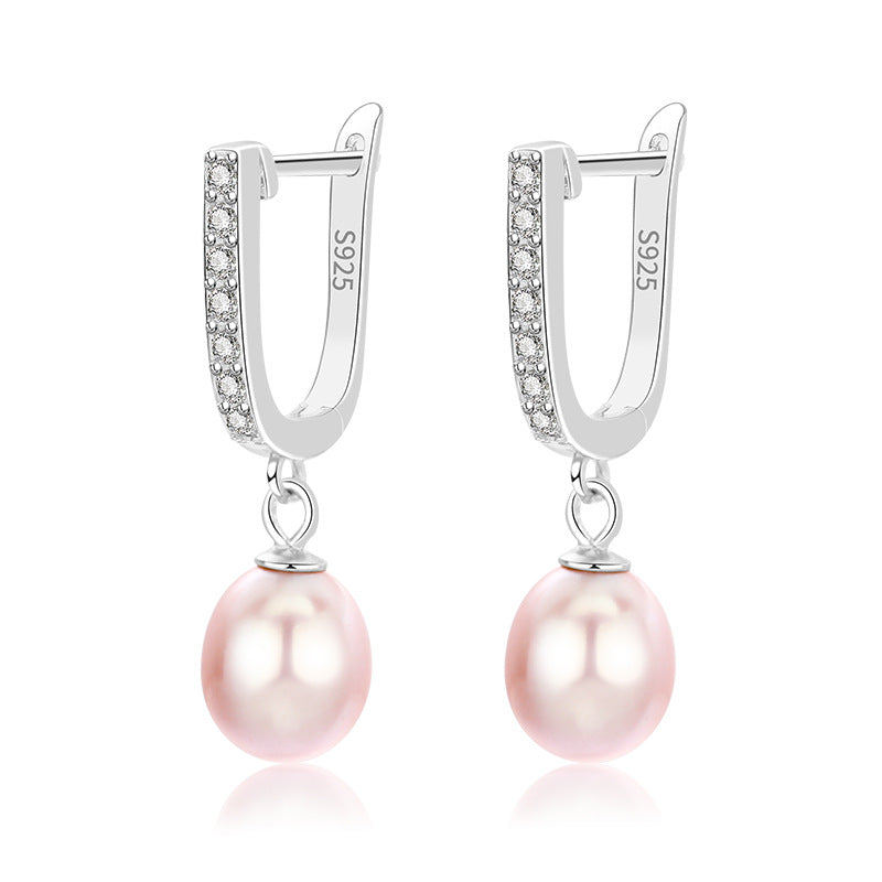 Suqare Huggie Earring Setting-Pearl Jewelry Setting Supplier - Feliz Pearl 